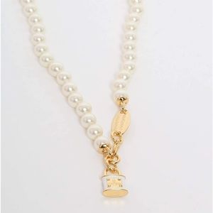 Vivienne Westwood Pearl Lock Necklace